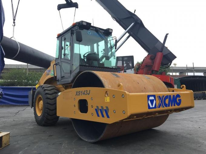 XCMG 축 XS143J 14T 진동성 그레이더와 14T 드럼 롤러 압축기