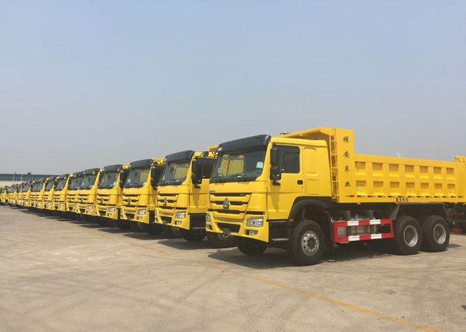 내보자는 건설 소재 트랜스포트를 위해 중국 호워 트럭 6X4 10-25 CBM을 쏟아 붓습니다