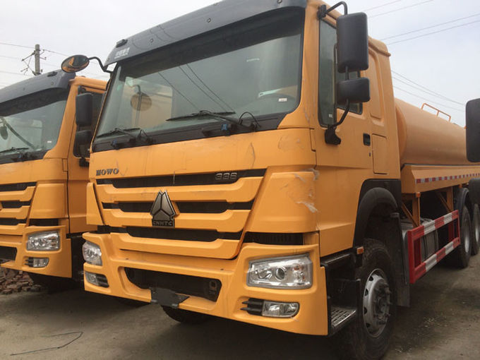 높은 압력 4000 갤런 물 트럭, LHD 6X4 시공수 트럭