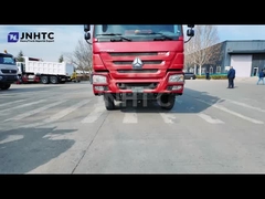 빨간색 336hp Sinotruk Howo 10바퀴와 18m3 용량