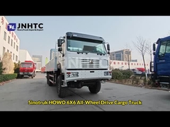 HOWO 371HP 6X6 4x4 드라이브 화물 트럭 기둥 판 드롭 사이드 게이트