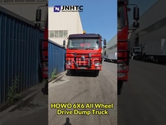 HOWO 6X6 전륜 구동 덤프 트럭