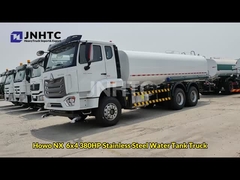 HOWO NX 물 탱크 트럭 6X4 336HP 20m3 스프링클러 탱크 트럭 판매