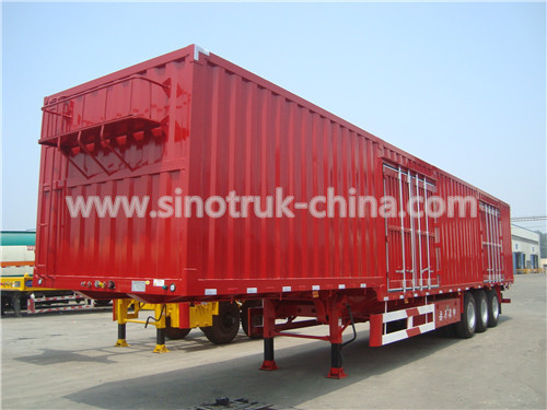 밴 Type Heavy-duty 반 트레일러 12는 3 PCS 13T 적재 능력 차축으로 선회합니다