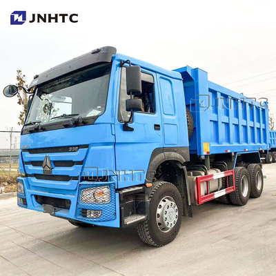 호우 40 톤 덤프 트럭 6x4 수동 변속기 336HP 10 바퀴 유로 2 표준 디젤 연료 티퍼 트럭