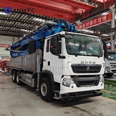 HOWO TX 6x4 차시 콘크리트 펌프 트럭 400HP 58m 400hp 콘크리트 펌프 트럭