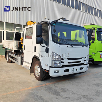 새로운 ISUZU 덤프 트럭 크레인 리프트 4X2 160 hp 유로 3 트럭-트럭-착장 크레인 2톤 화물 트럭 크레인