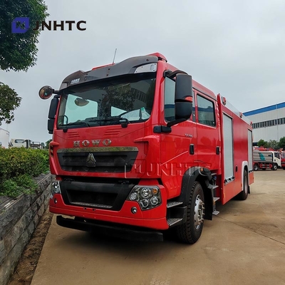 HOWO 소방차 12000L 6 X 4 물과 폼 소방 구조차