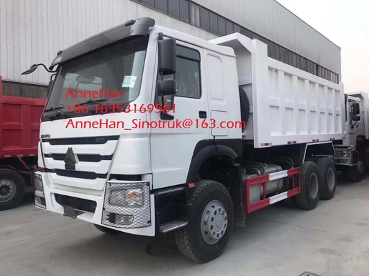 백색 색깔 Sinotruk Howo7 덤프 트럭, 10 짐수레꾼 트럭 20 톤 6x4 팁 주는 사람