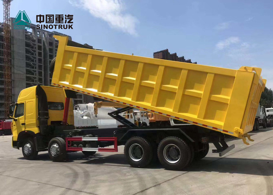 2020 년 A7 Sinotruk Howo 30M3 정면 드는 8x4 12를 가진 덤프 트럭은 선회합니다