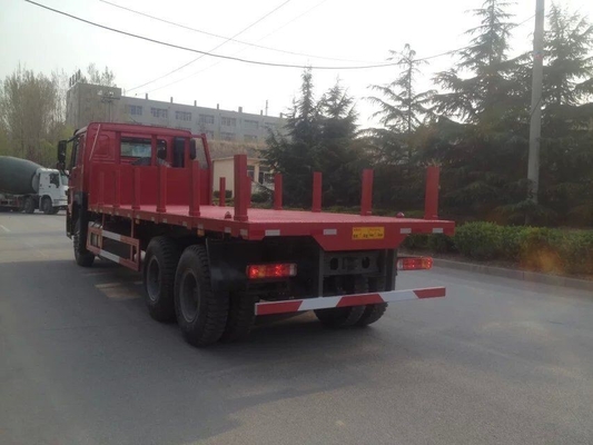 1개의 여가를 가진 371hp Sinotruk Howo7 화물 컨테이너 트럭 30T 평상형 트레일러 6x4 10wheels