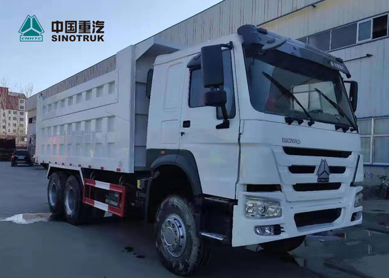 SINOTRUK 375hp 20CBM HOWO는 덤프 트럭 초침 5600*2300*1500mm를 사용했습니다