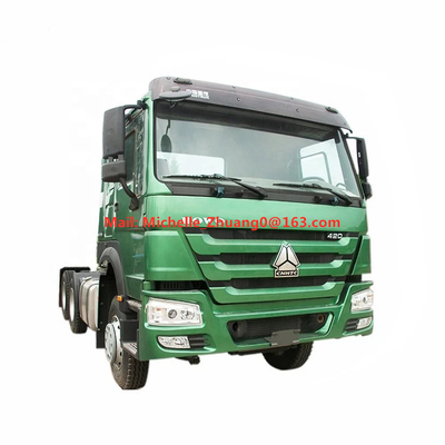 유로 2 Sinotruk Howo 6x4 트랙터 머리 원동기 트럭