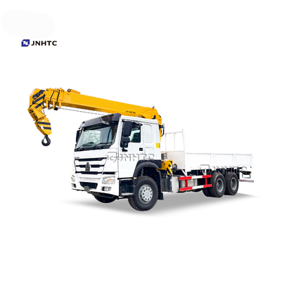 시노트루크 호워 6x4 10 육안으로 보이지 않는 자동차 기중기 스트레이트-암 화물 트럭 크레인