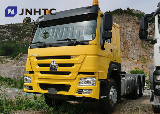 371HP 시노트루크 HOWO 6X4 덤프차는 25 톤을 노랗게 합니다