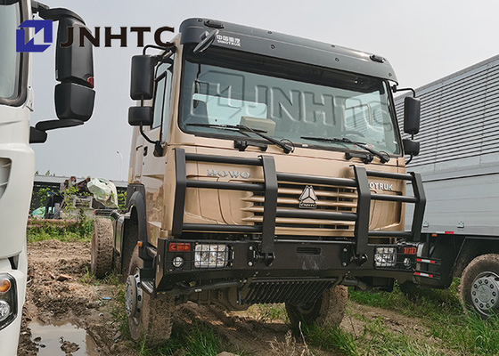 카미오네타스 HOWO 4x4 화물 트럭 디젤 엔진 무장한 LHD 또는 RHD