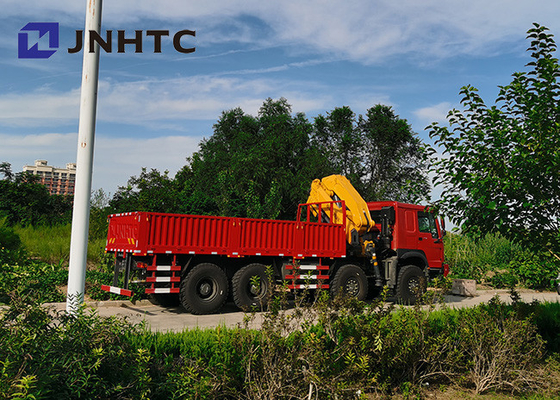 30t 13t 크레인과 시노트럭 호워 8x8 전륜 구동 화물 트럭