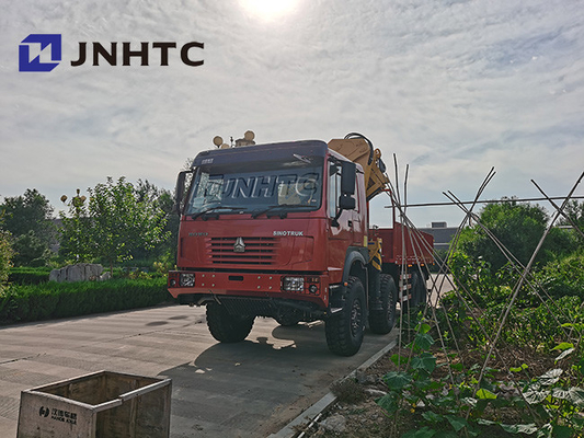 30t 13t 크레인과 시노트럭 호워 8x8 전륜 구동 화물 트럭