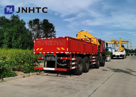 30t 13t 크레인과 시노트럭 호워 8x8 전륜 구동 화물 트럭