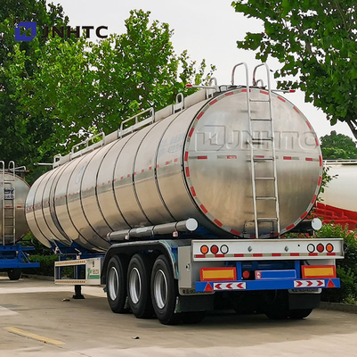 3개의 차축 원유 가솔린 물 석유 탱크 세미 트레일러 45000L 50000Liters