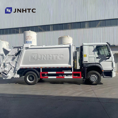 Sinotruck 371HP 쓰레기 쓰레기 압축 분쇄기 트럭 HOWO 4X2 쓰레기 수거차