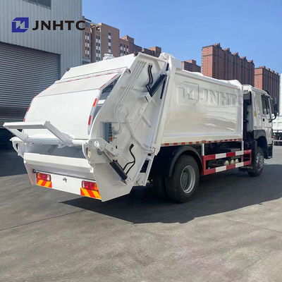 Sinotruck 371HP 쓰레기 쓰레기 압축 분쇄기 트럭 HOWO 4X2 쓰레기 수거차