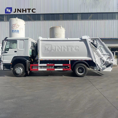 Sinotruck 371HP 쓰레기 쓰레기 압축 분쇄기 트럭 HOWO 4X2 쓰레기 수거차