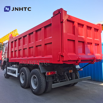 중부 승강기 중량 덤프 트럭 6X4 340HP 팅퍼 트럭 10 바퀴 왼손 구동