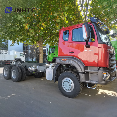신형 호우 티퍼 트럭 차시 6x4 380hp 10 휠 덤프 트럭 차시