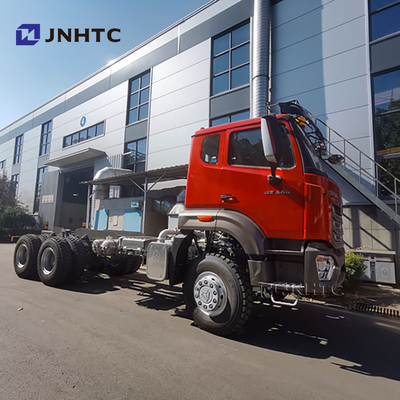 신형 호우 티퍼 트럭 차시 6x4 380hp 10 휠 덤프 트럭 차시