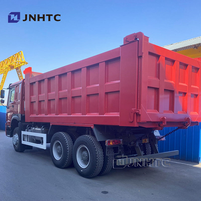 호우 티퍼 트럭 6X4 340HP 중량 덤프 트럭 10 바퀴 왼손 구동