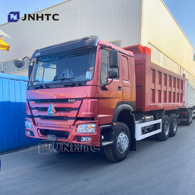 호우 티퍼 트럭 6X4 340HP 중량 덤프 트럭 10 바퀴 왼손 구동