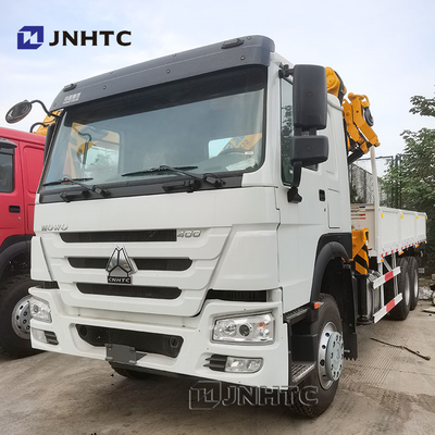 모든 회전 하우 접기 팔 크레인 6x4 400hp 10-20T 크레인과 화물