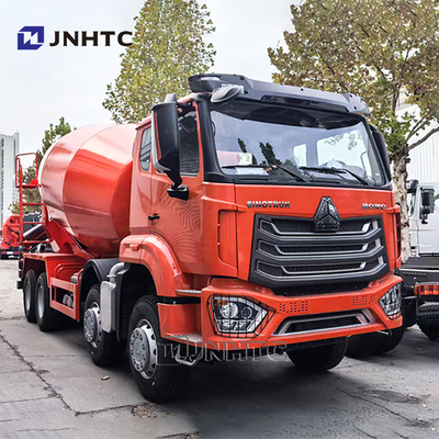 호우 콘크리트 시멘트 믹서 트럭 8X4 380HP 12 휠 유로 2 4 고품질