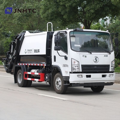 샤크맨 X9 쓰레기 압축 트럭 4X2 160hp 12CBM 쓰레기 트럭 판매