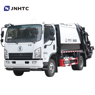 샤크맨 X9 쓰레기 압축 트럭 4X2 160hp 12CBM 쓰레기 트럭 판매