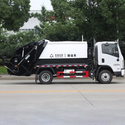 샤크맨 X9 쓰레기 압축 트럭 4X2 160hp 12CBM 쓰레기 트럭 판매