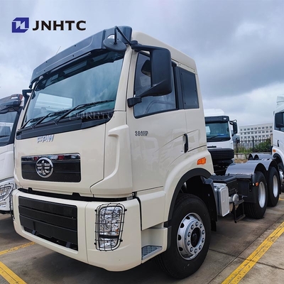 Faw J5P 트랙터 트럭 유로 2 380hp 10 바퀴 6x4 더블 벙커와 함께 좋은 가격