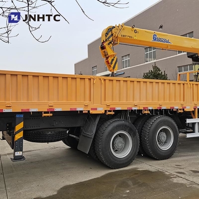 하우 직렬 팔 화물 크레인 트럭 6x4 10 바퀴 380hp 10T 좋은 가격