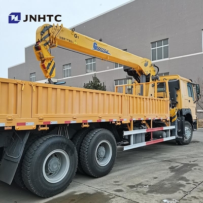 하우 직렬 팔 화물 크레인 트럭 6x4 10 바퀴 380hp 10T 좋은 가격