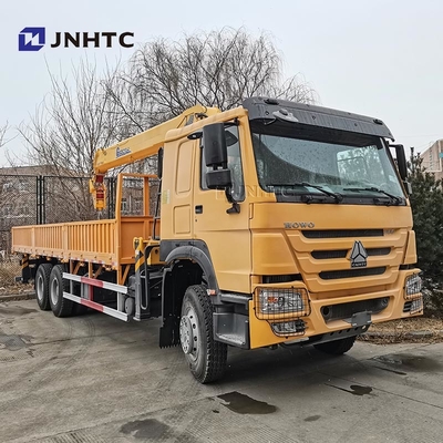 하우 직렬 팔 화물 크레인 트럭 6x4 10 바퀴 380hp 10T 좋은 가격