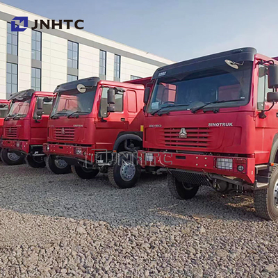 신형 시노트룩 사륜 구동 틱퍼 트럭 6X6 336HP HW76 캐비