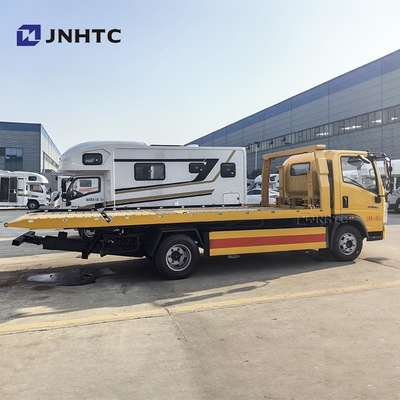 호우 플래트베드 래커 4*2 3톤 5톤 160HP 도로 복구 래커 트럭 좋은 가격