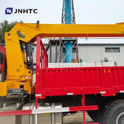 HOWO 트레이트 팔 크레인 트럭 6X4 10 바퀴 340hp 10톤 크레인 화물 트럭