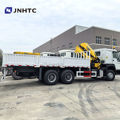 시노트룩 HOWO 6x4 400HP 화물 트럭 10톤 부름 크레인 트럭 중국 공장