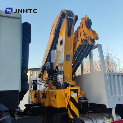 HOWO 크레인 트럭 6x4 400HP 화물 트럭 10톤 붐 크레인 트럭