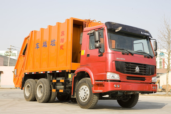 15 - 고압 체계 ZZ1167M4611를 가진 16CBM LHD 4X2 쓰레기 쓰레기 압축 분쇄기 트럭