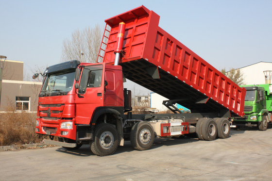 Sinotruk Howo7 30M3 정면 드는 덤프 트럭 8 x 4 12의 바퀴