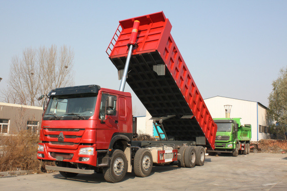 Sinotruk Howo7 30M3 정면 드는 덤프 트럭 8 x 4 12의 바퀴