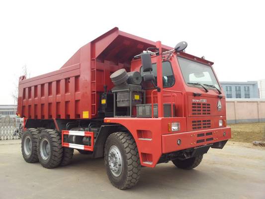 덤프 트럭 6x4 Sinotruk Howo 30M3 Euro2 LHD 팁 주는 사람 트럭을 채광하는 70T